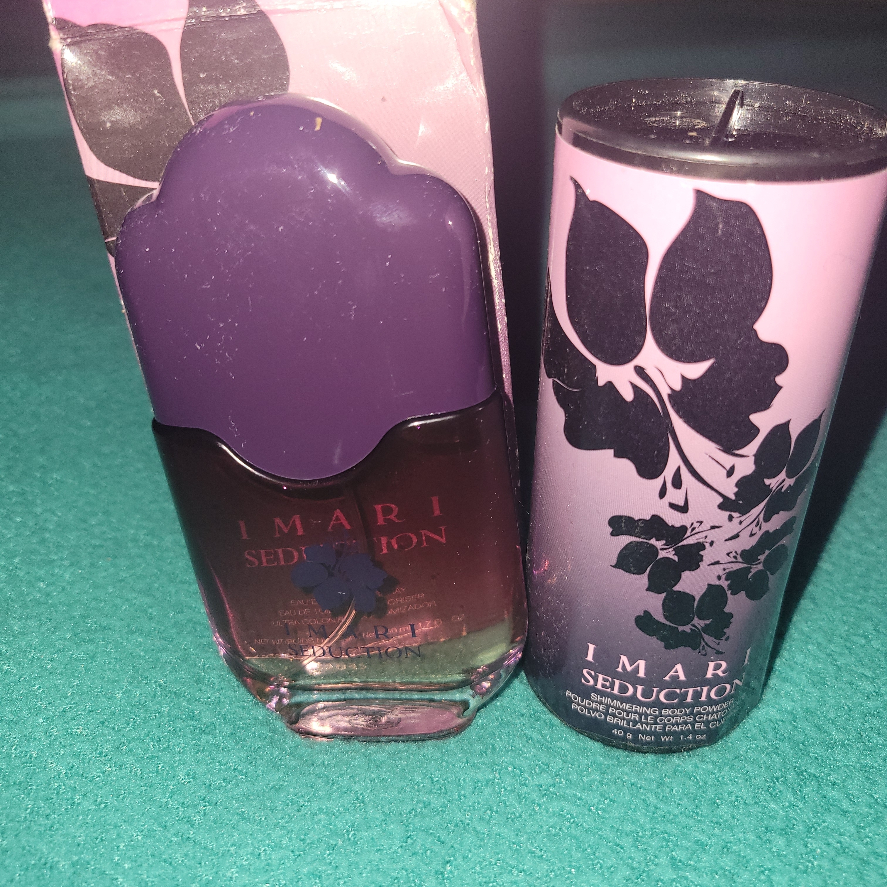 Perfume And Body Spray Set  Purple